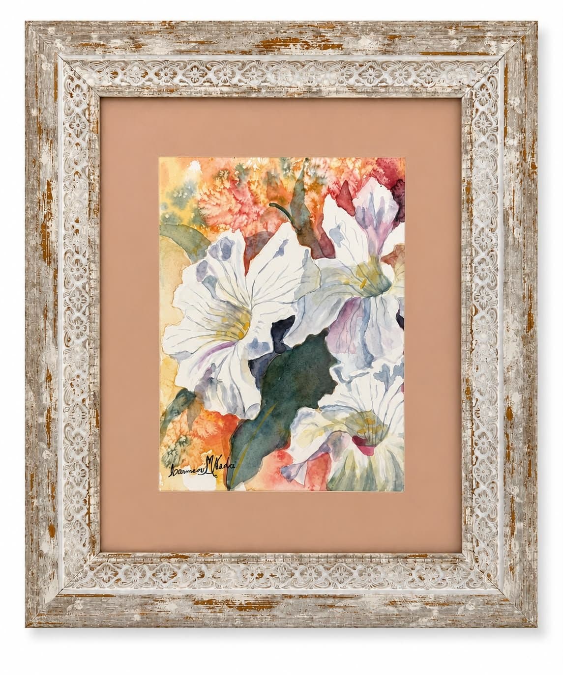 Flores, obra de Carmen Neda