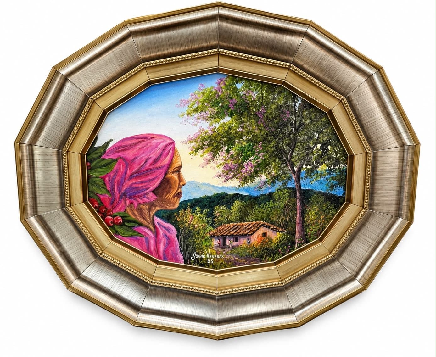 Mujer Lenca, obra de Josue Venegas