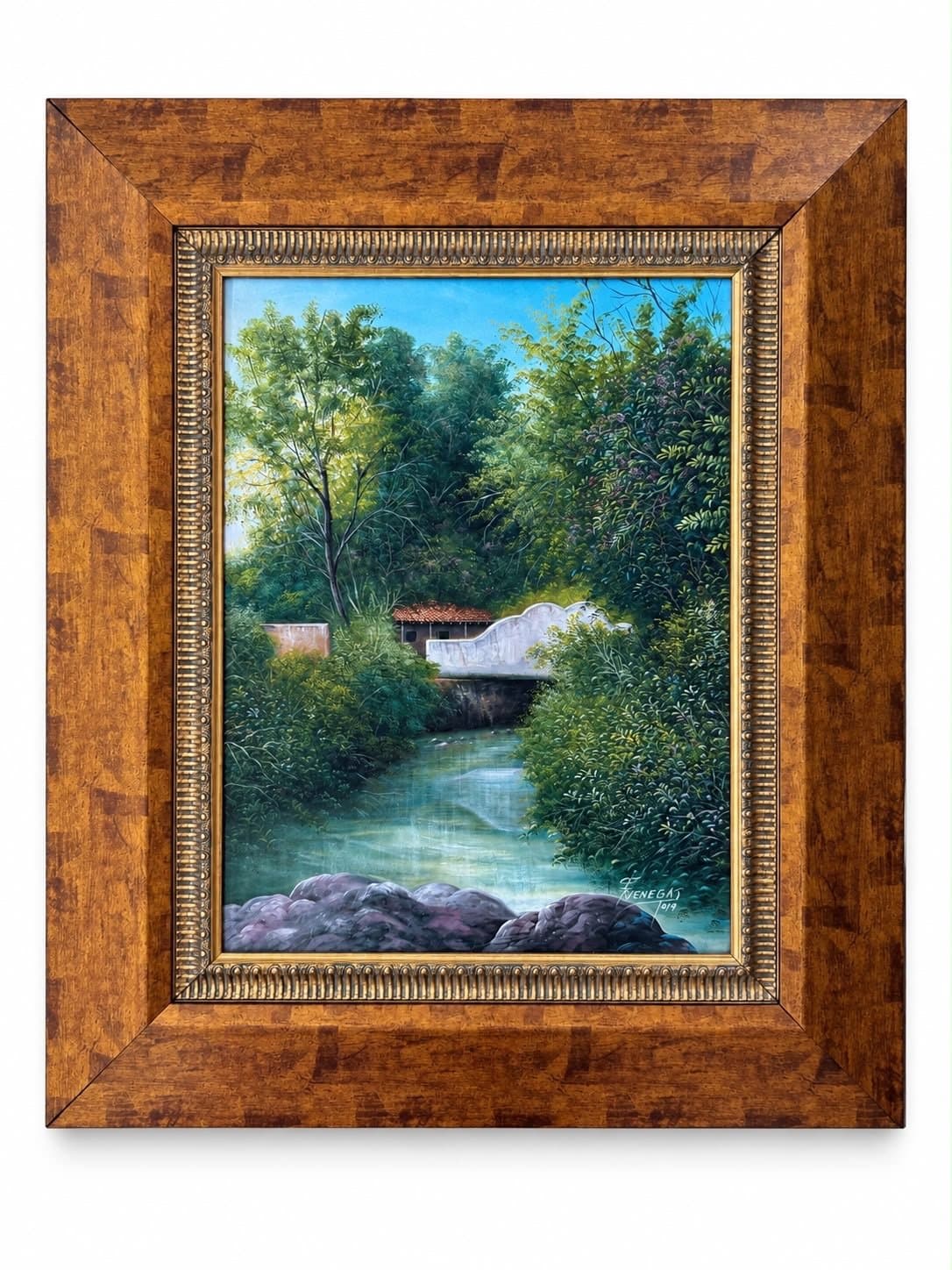 Quebrada, obra de Fernando Venegas