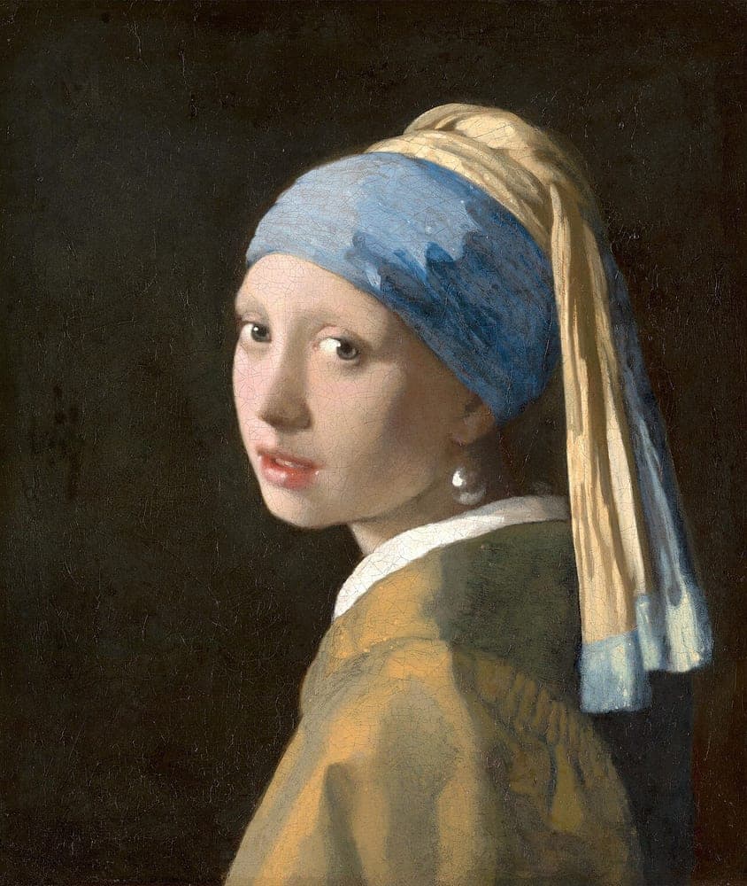 La joven de la perla · Vermeer