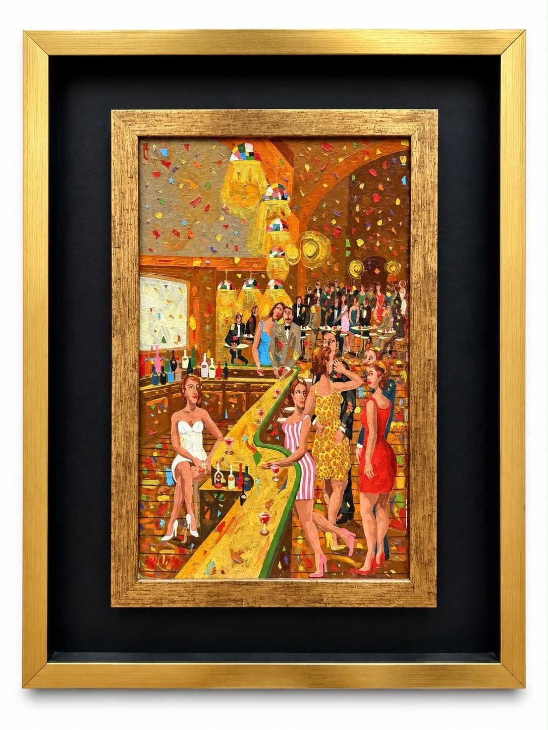 Bar, obra de Dylber Padilla fiesta
