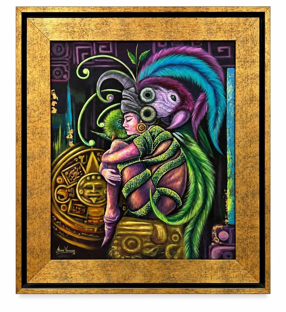 Diosa maya, obra de Josue Venegas