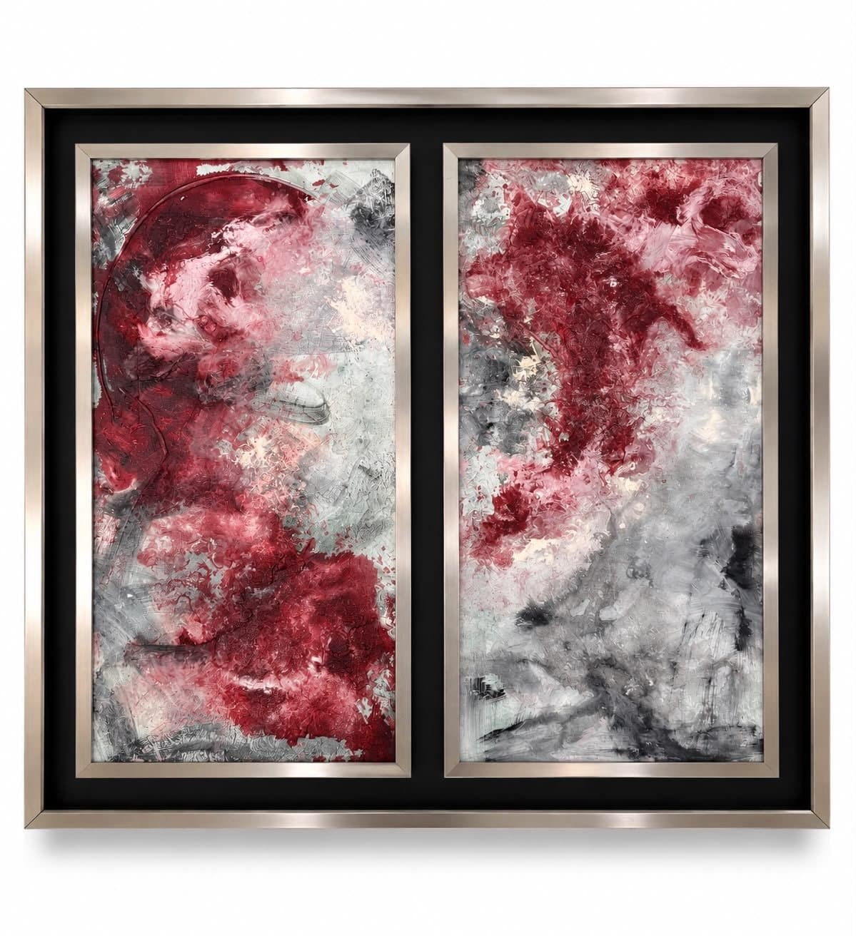 Diptico Abstracta, obra de Nora Buchanan