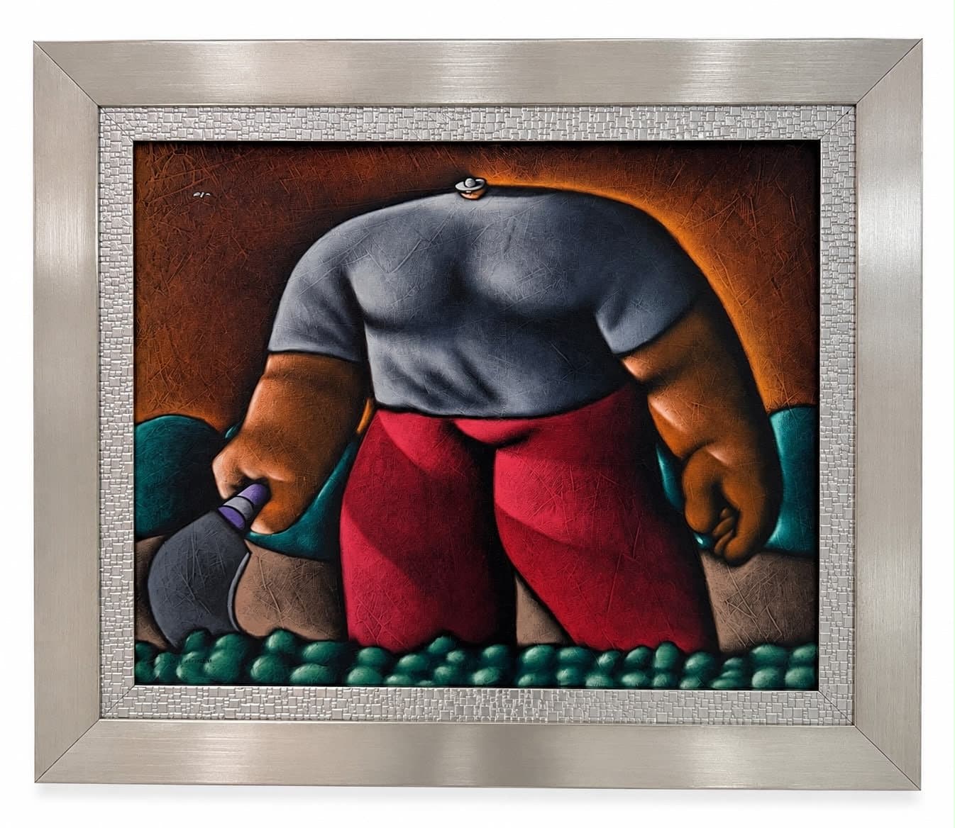 gorditos naranja, obra de Elias Diaz