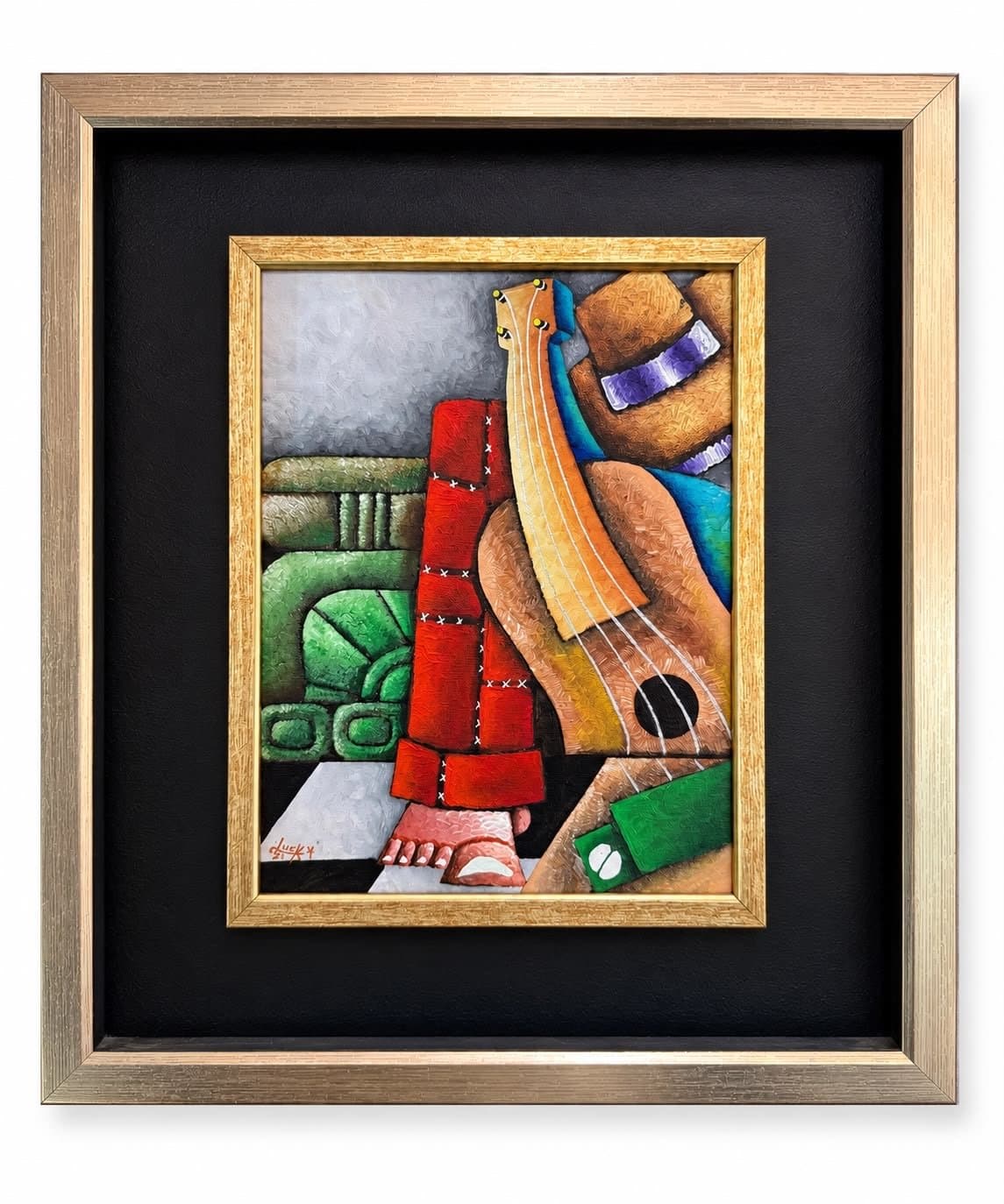 Hombre Guitarra, obra de Lucky