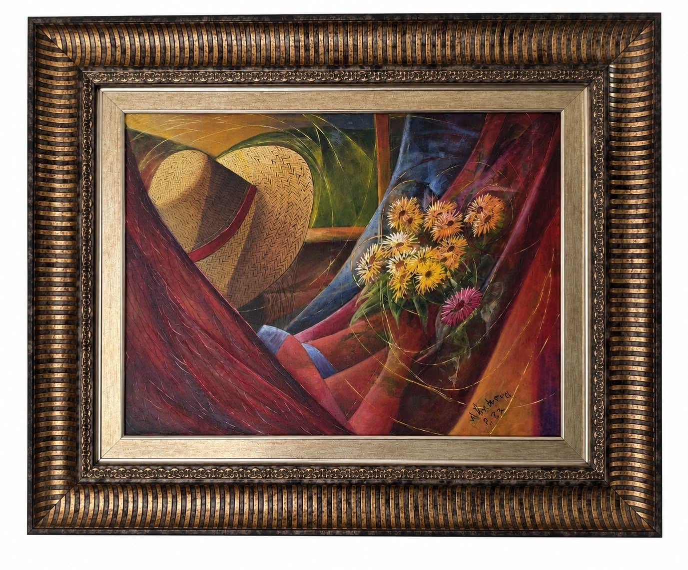 Mujer Hamaca, obra de Adalid Cabrera