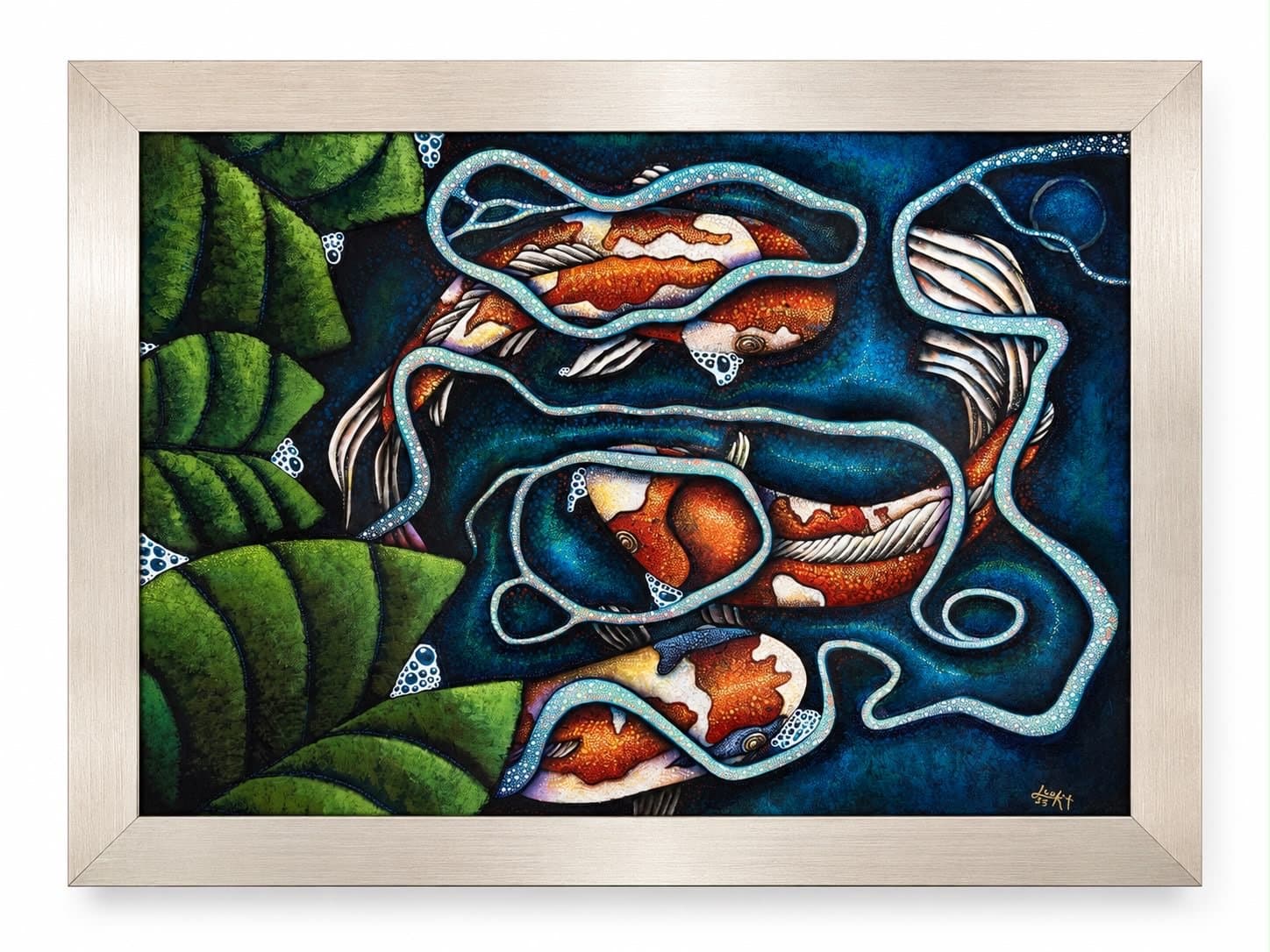 Peces, obra de Lucky